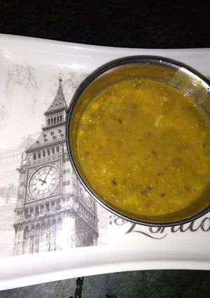 A picture of Green moong daal.