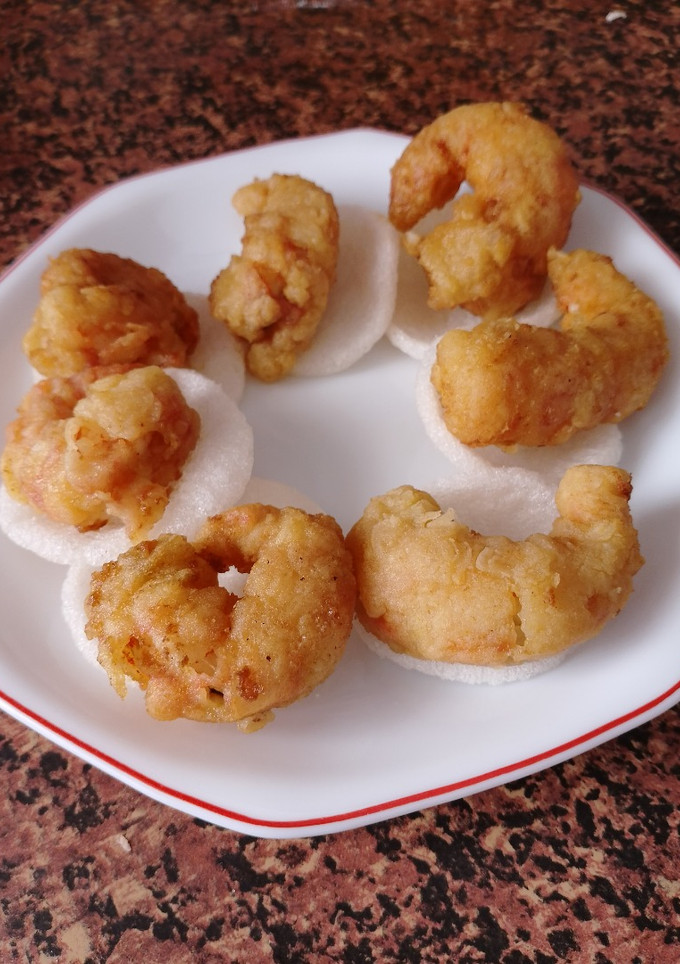 Una foto de Gambas rebozadas a la cerveza