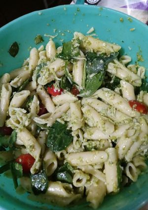 A picture of Pesto Pasta Salad.