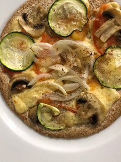 Una foto de “Pizza” de verduras rápida y light