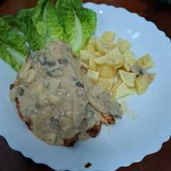 รูปของ Creamy Chicken Mushroom sauce