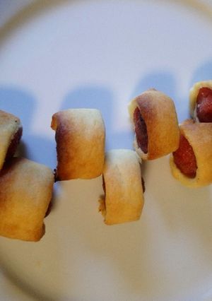 Foto de Aperitivos de figo e salsicha