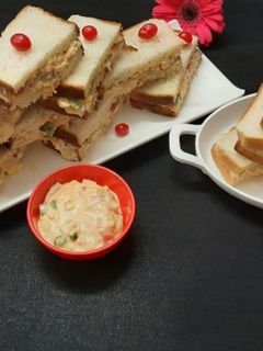 এগমেয় ব্রেড স্যান্ডউইচ (Egg mayo bread sandwich recipe in bengali) রেসিপির প্রধান ছবি