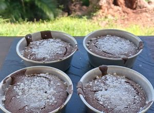 Une photo de Air Fryer : extra fondants au chocolat 😋