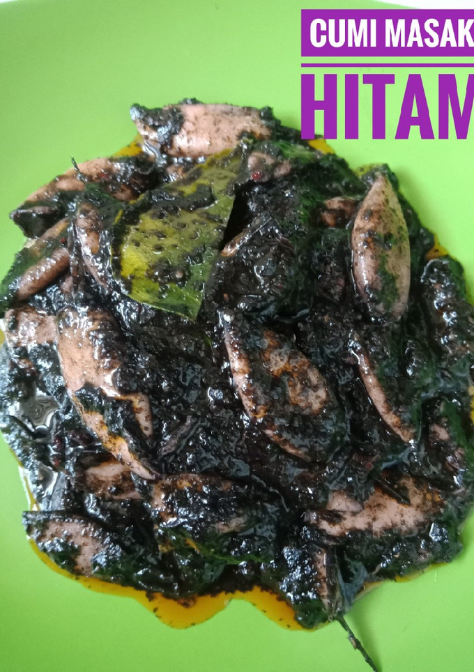 Foto resep Cumi Masak Hitam