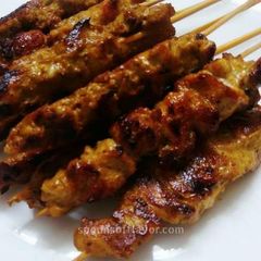 A picture of Coconut Chicken Skewers.