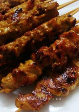 A picture of Coconut Chicken Skewers.