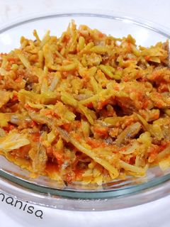 Foto resep Tumis Bunga Pepaya Teri