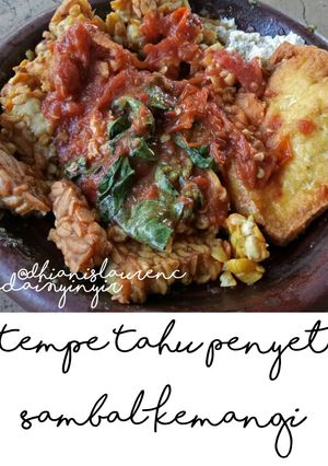 Foto resep Tempe tahu penyet sambal kemangi (menu paling nikmat sedunia)