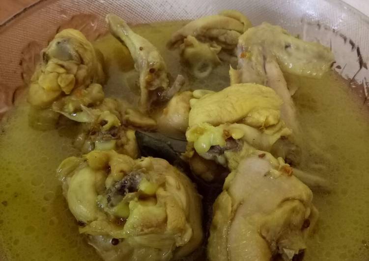 DICOBA@ Resep Ayam kuah kuning masakan harian