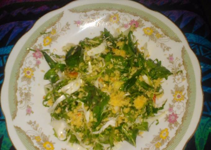 Trancam (urap mentah)