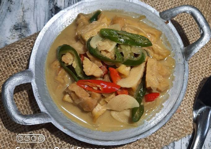 Langkah Mudah Memasak Resep 62. Jangan Tempe (Sayur Tempe) jadul