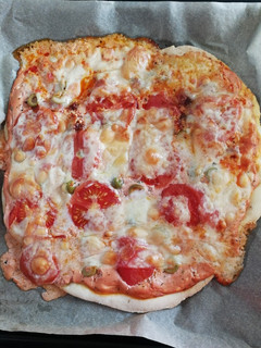 Glutén- és laktózmentes pizza recept fotója