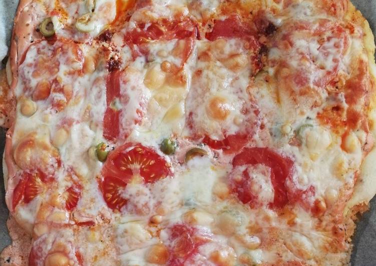 Glutén- és laktózmentes pizza
