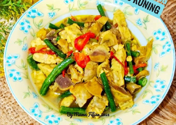 Resep Tumis Tempe Kacang Panjang Bumbu Kuning Oleh Lanjarsih Mama