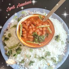 A picture of Dhaba style Rajma masala kidney beans masala.