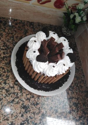 صورة لوصفة طورطة المناسبات في المقلاة