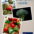 Chunky vegetable omelette