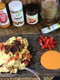 Farmer Scramble Egg - Cendawan Butang & Capsicum Merah