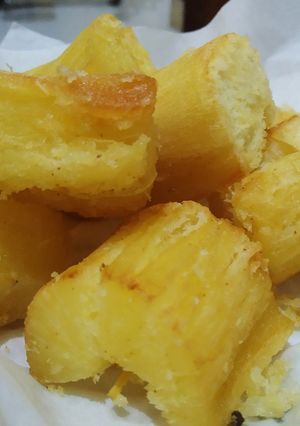 Foto resep Singkong goreng empuk merekah