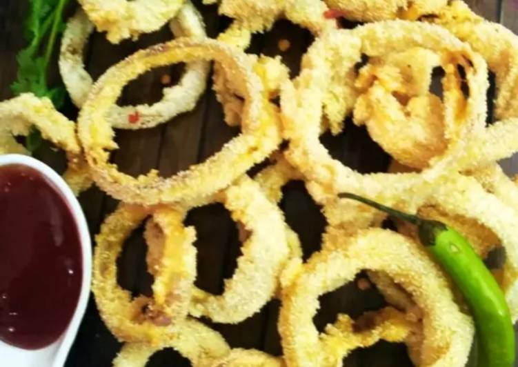 Recipe of Favorite Onion Rings (Super Crisp)