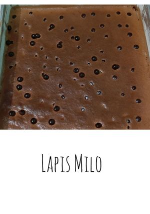 Foto resep Lapis Milo Chocochip