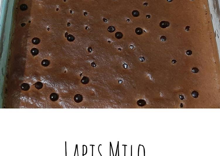 Langkah Mudah untuk Menyiapkan Lapis Milo Chocochip, Bikin Ngiler