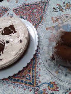 عکسی از دستور چیز کیک شکلاتی