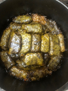عکسی از دستور دلمه برگ مو
