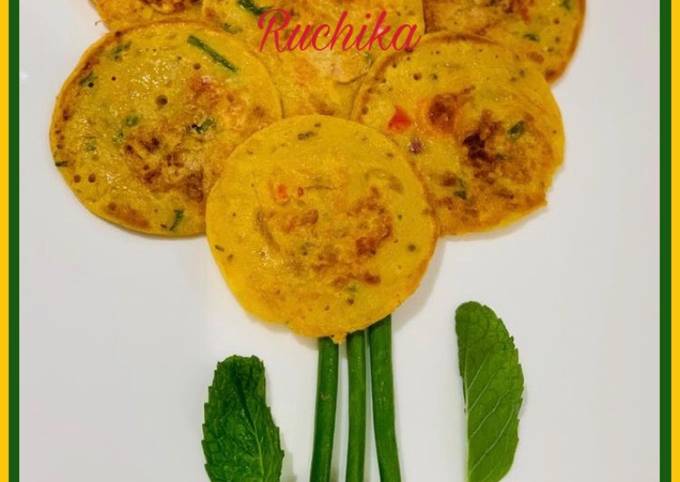 Recipe of Quick Mini Bell Peppers Chilla