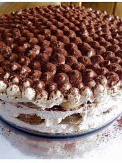 Tiramisu torta recept fotója