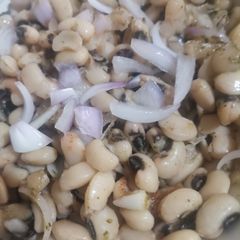 A picture of Lobia chaat.