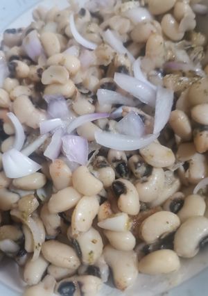 A picture of Lobia chaat.