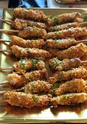 Una foto de Delicias de langostinos