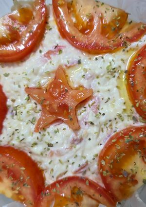Una foto de Tomates con arroz