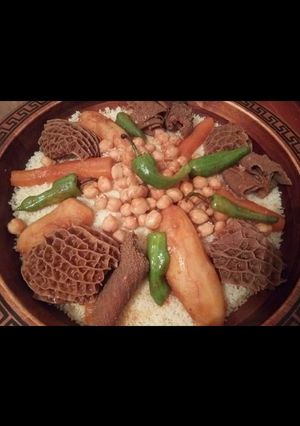 صورة لوصفة بربوشة بالكرشة