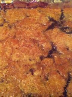 A picture of Blueberry Cobbler.