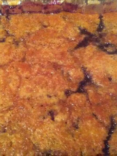 A picture of Blueberry Cobbler.