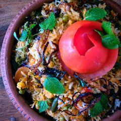 A picture of Veg Biryani.