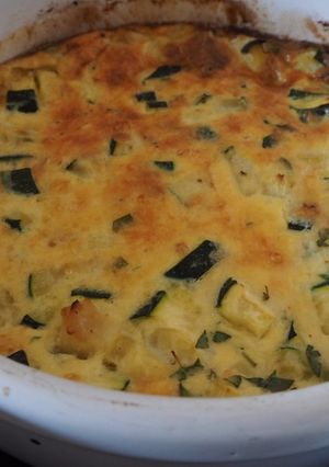 Une photo de Flan courgettes