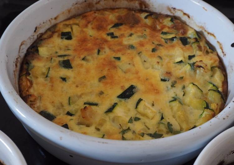 Flan courgettes