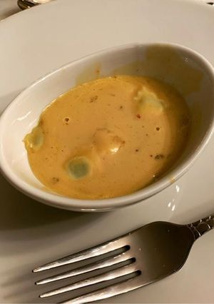 Une photo de Minis cocottes de ravioles sauce au foie gras