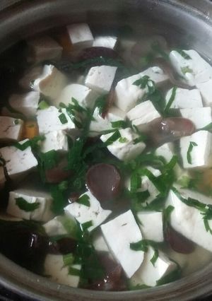 Foto resep Sop Jamur Tahu