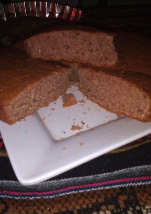 Una foto de Bizcochuelo de choco en tartera desmontable
