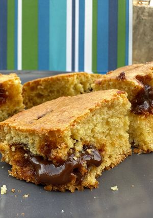 Una foto de Torta matera - Coco y dulce de leche