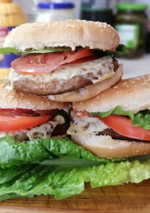 Φωτογραφία της συνταγής Τεμπελοcheeseburger!
