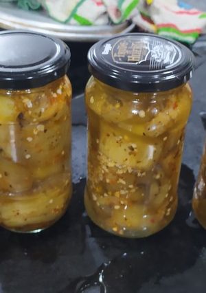 Una foto de Conserva de Berenjenas (berenjenas al escabeche para los amigos)