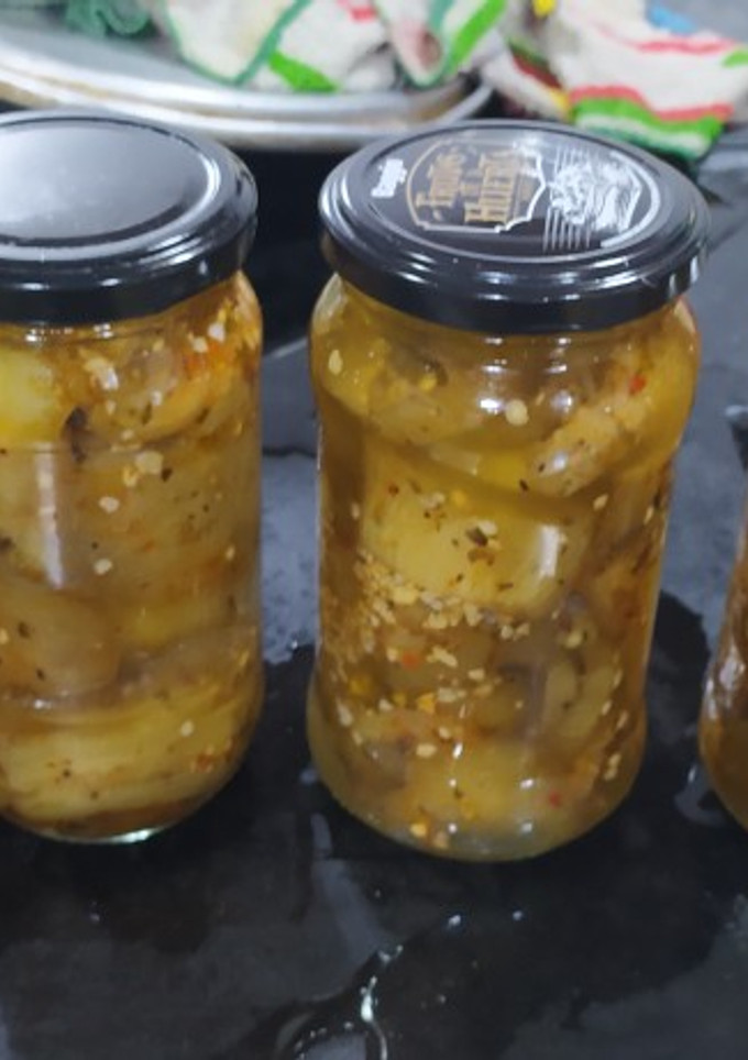 Una foto de Conserva de Berenjenas (berenjenas al escabeche para los amigos)