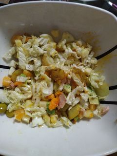 Una foto de Ensalada de patatas fritas