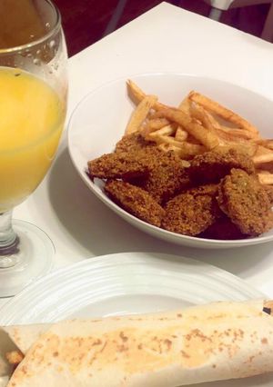 صورة لوصفة فلافل أو طعمية